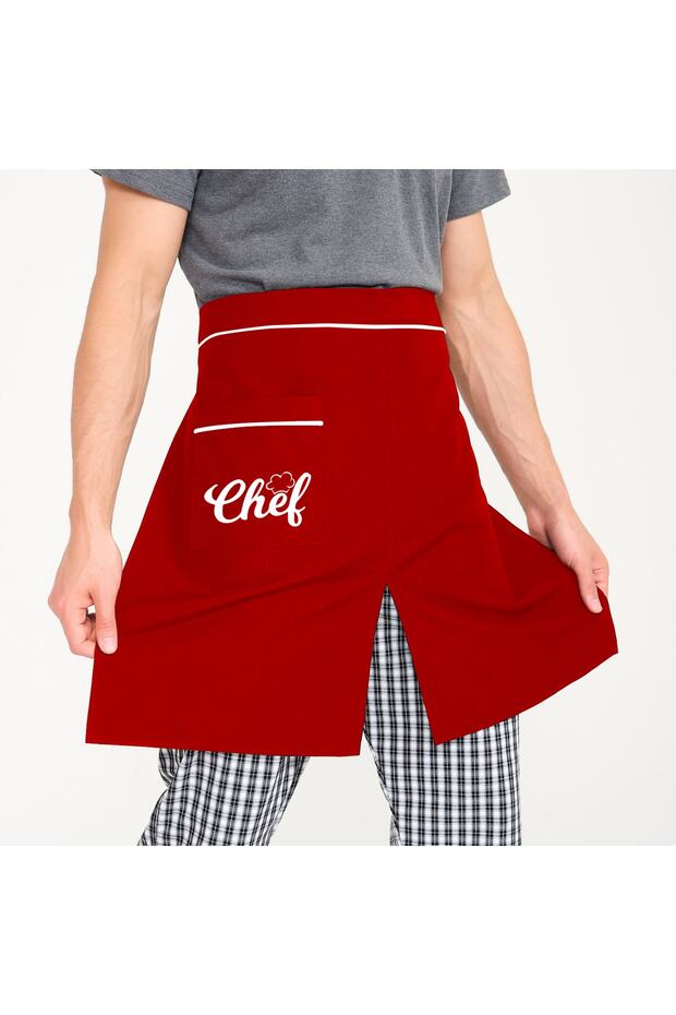 مريلة نصف بفتحة مخصصة من Cheflere - 1