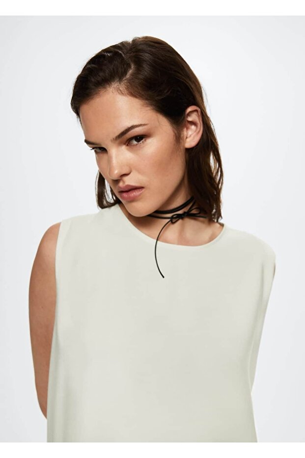 Dökümlü Oversize Elbise - 6