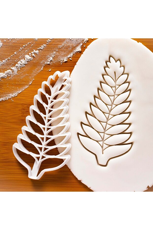 Farn Leaf Patterned Cookie Mold - 2