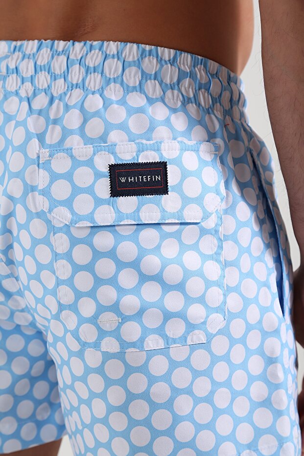 Blue Round Erkek Deniz Şortu - 4