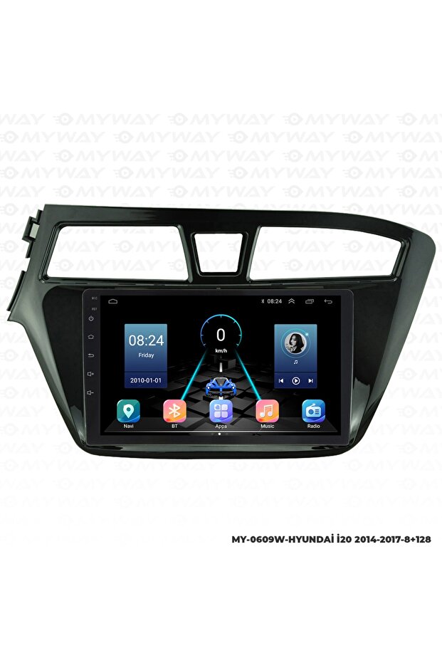 Hyundai I20 Android Multimedya 4gb Ram Carplay Navigasyon Ekran - Myway - 5