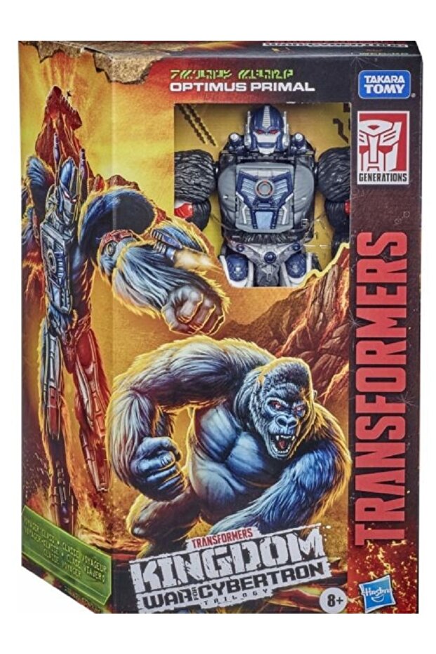 Hasbro Kingdom Optimus Primal Aksiyon Figürü - 4