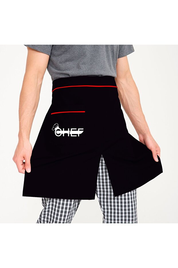 مريلة نصف بفتحة مخصصة من Cheflere