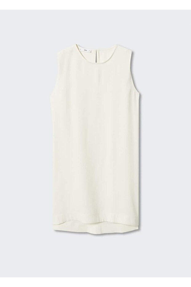 Dökümlü Oversize Elbise - 3