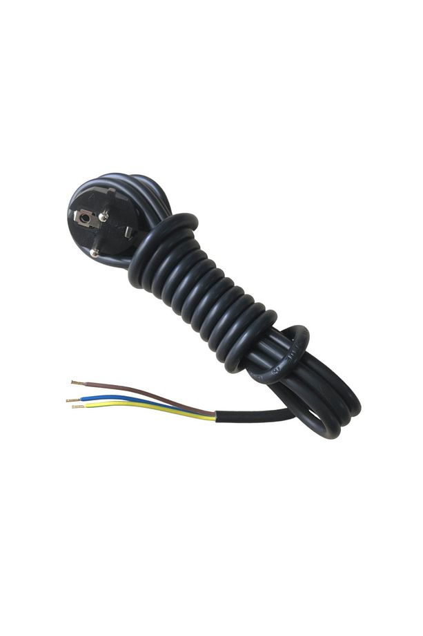 Ttr Cihaz Kablosu Cihaz Fişli Ttr Kablo Topraklı 3 X 1 mm 3 mt Siyah - 1