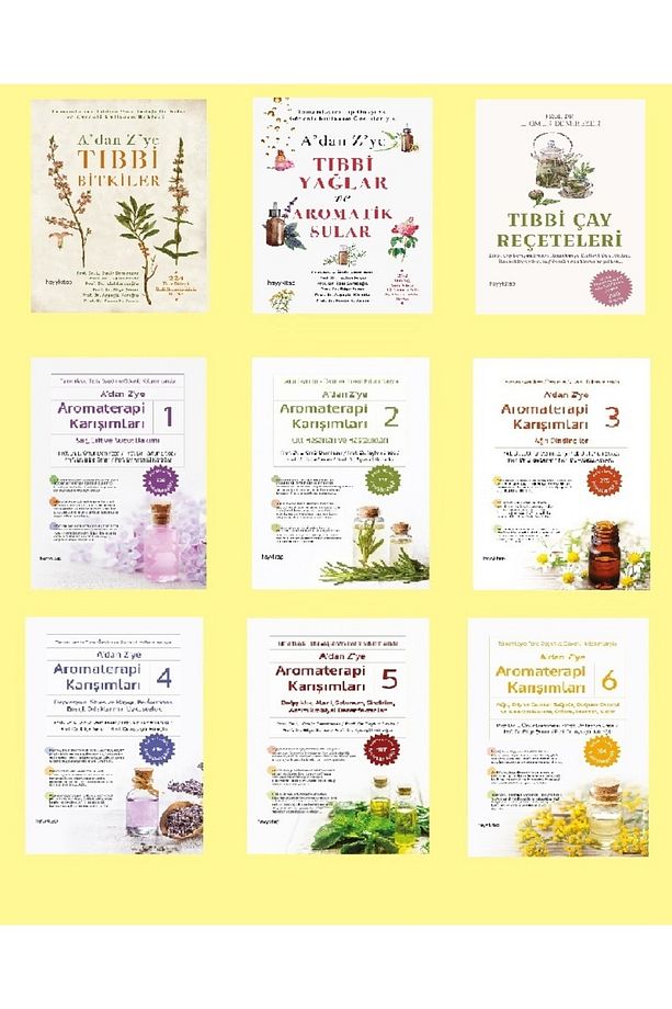 A Dan Z Ye Tıbbi Bitkiler - Çaylar - Aromatik Yağlar - Aromaterapi Kar. 1 - 2 - 3 - 4 - 5 - 6 Set - 1