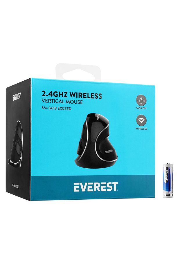 Sm-g618 Exceed Kablosuz Mouse 6tuşlu Wireless Mouse Ergonomik Mouse Dikey Mouse Bilek Destek - 4