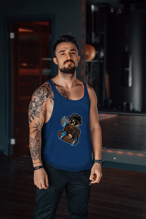 Breaking Bad Sky Gym Fitness Tank Top Athlete