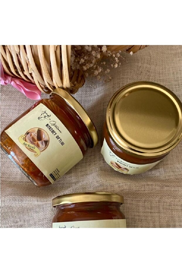 Süt Reçeli , Doğal Reçel, Köydeki Çiftlik Sütü Karameli 330 gr - 5