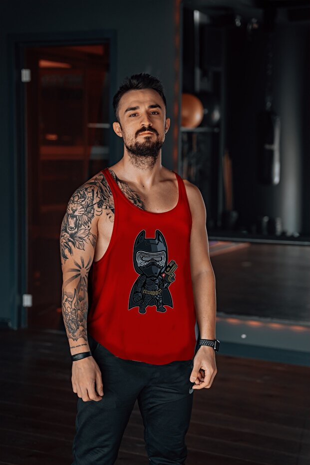 Batman Dark Gym Fitness Tank Top Athlete