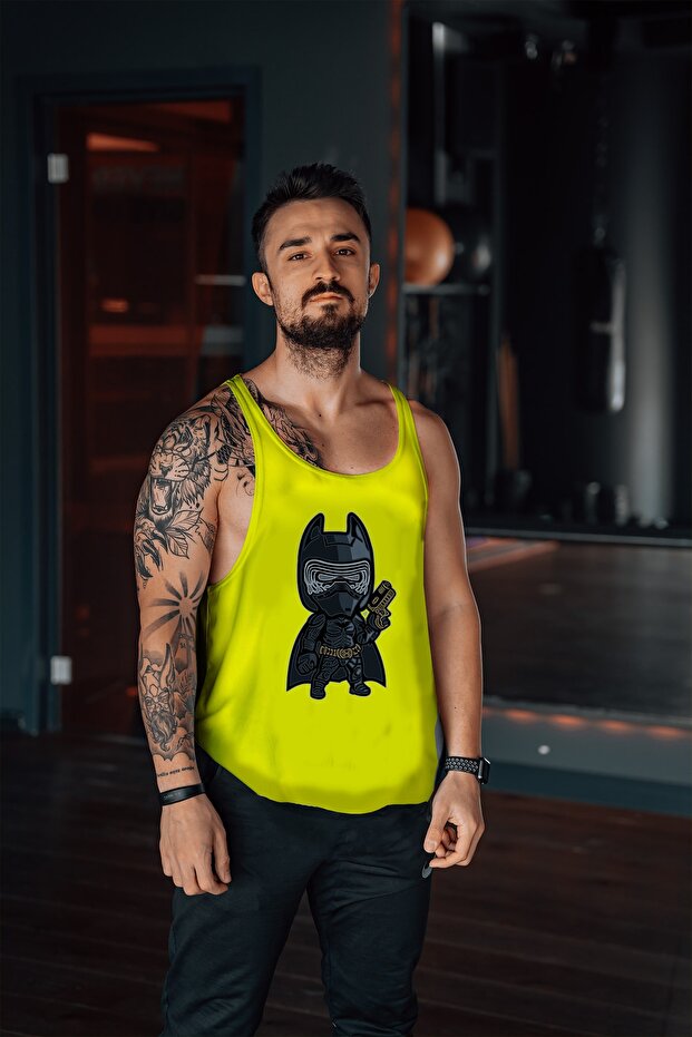 Batman Dark Gym Fitness Tank Top Athlete