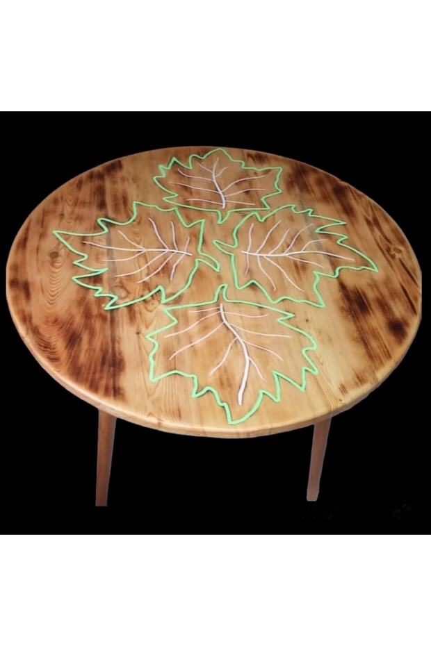 Ahşap Epoxy Sehpa - 1