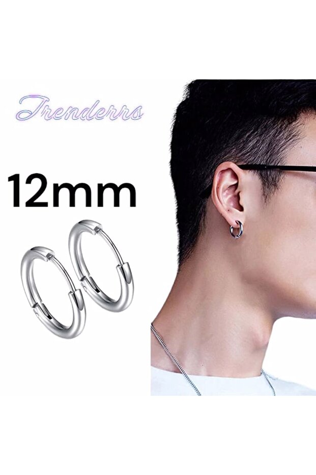 Unisex Hypoallergenic Gothic Punk Stainless Steel Earrings