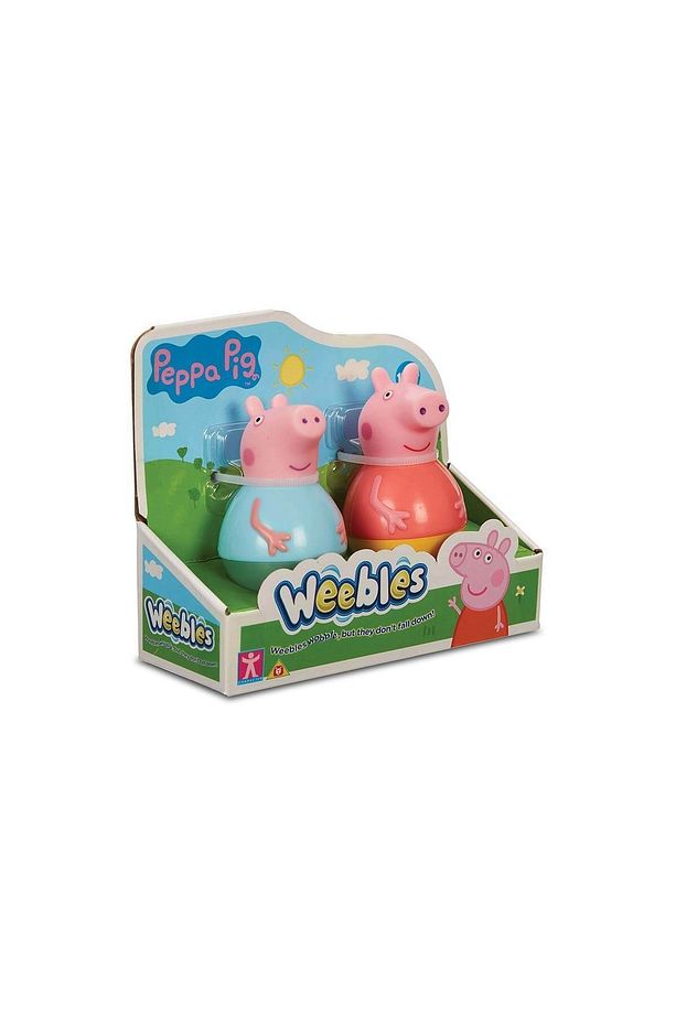 Weebles Peppa Pig 2li Paket We000000 - Peppa Pig + Zoe Zebra - 3