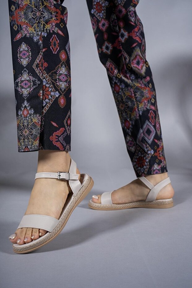 Selene Cara Women's Sandals 0012058 Beige Skin