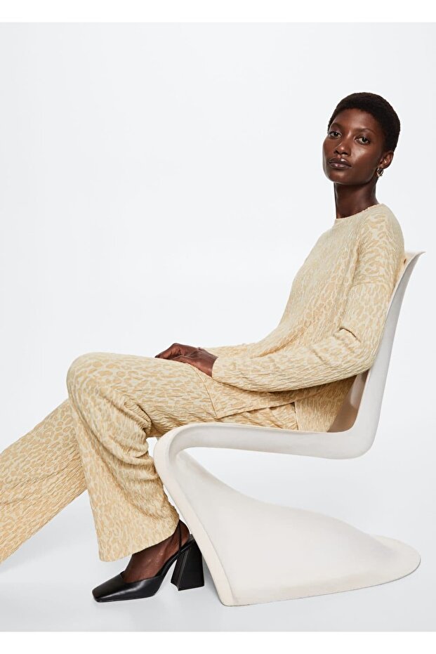 Baskılı Dokuma Tişört - 5