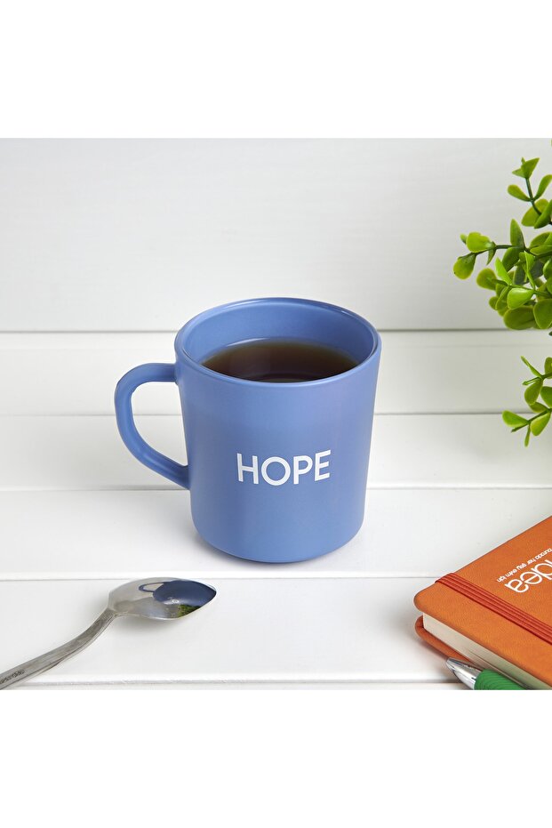 Blue Motto Hope Mug 260 ml
