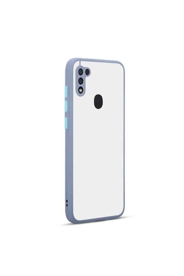 Samsung Galaxy M11 Case Matte Silicone Cover with Fingerprint Free Camera Protection