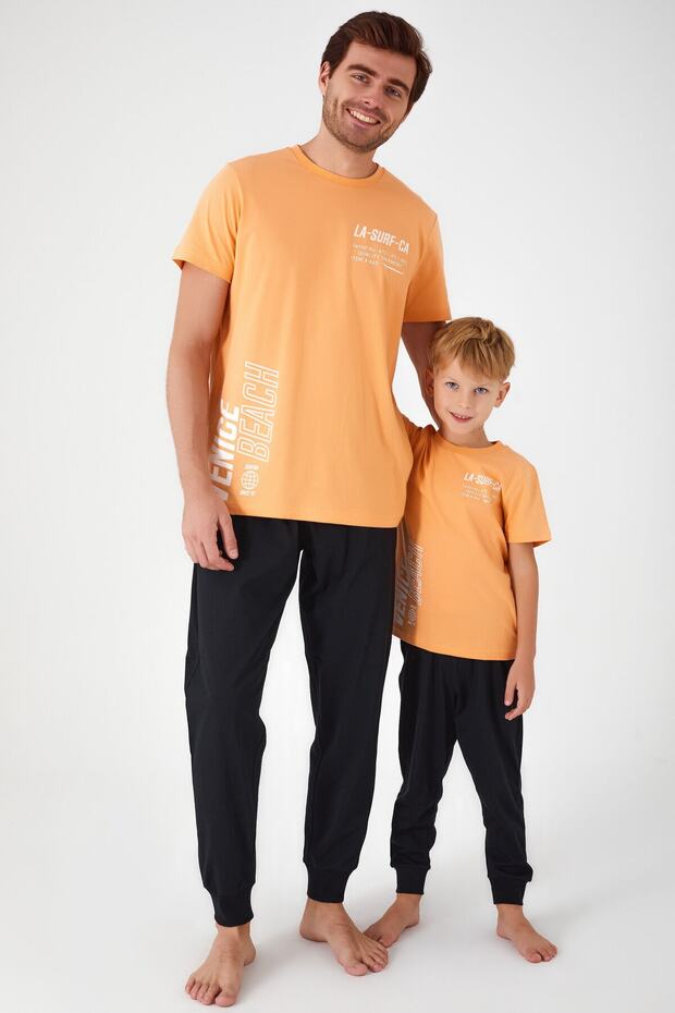 مجموعة مزدوجة من روليبولي باللون البطيخ الداكن للأب والابن - 7