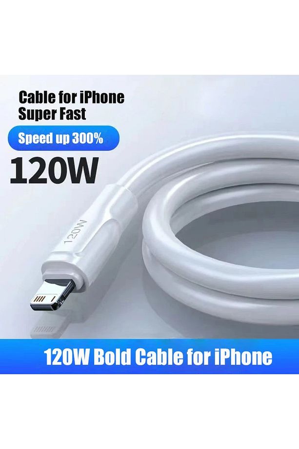 2 Metre 6a 120w Süper Hızlı Şarj Iphone 11 12 13 Pro Max Mini Xs Xr X Se 8 7 6 6s 5 5s Apple Ipad - 1