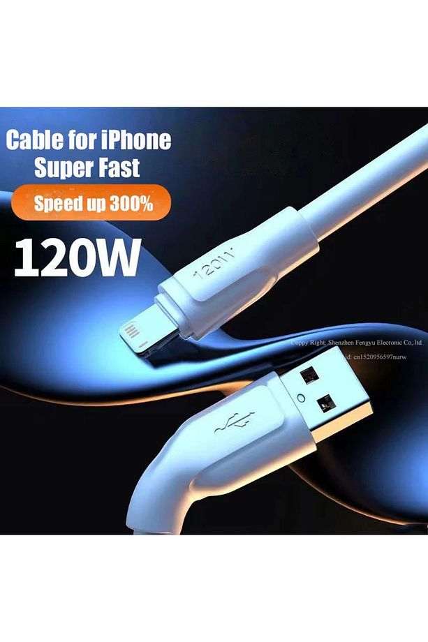 2 Metre 6a 120w Süper Hızlı Şarj Iphone 11 12 13 Pro Max Mini Xs Xr X Se 8 7 6 6s 5 5s Apple Ipad - 2