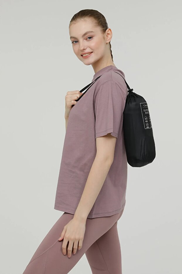 Siyah Kadın Mont - 5