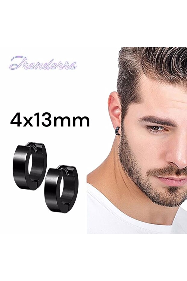 Unisex Hypoallergenic Gothic Punk Stainless Steel Earrings