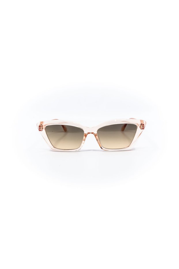 22243 Model - Transparent Orange UV Protection Sunglasses for Women