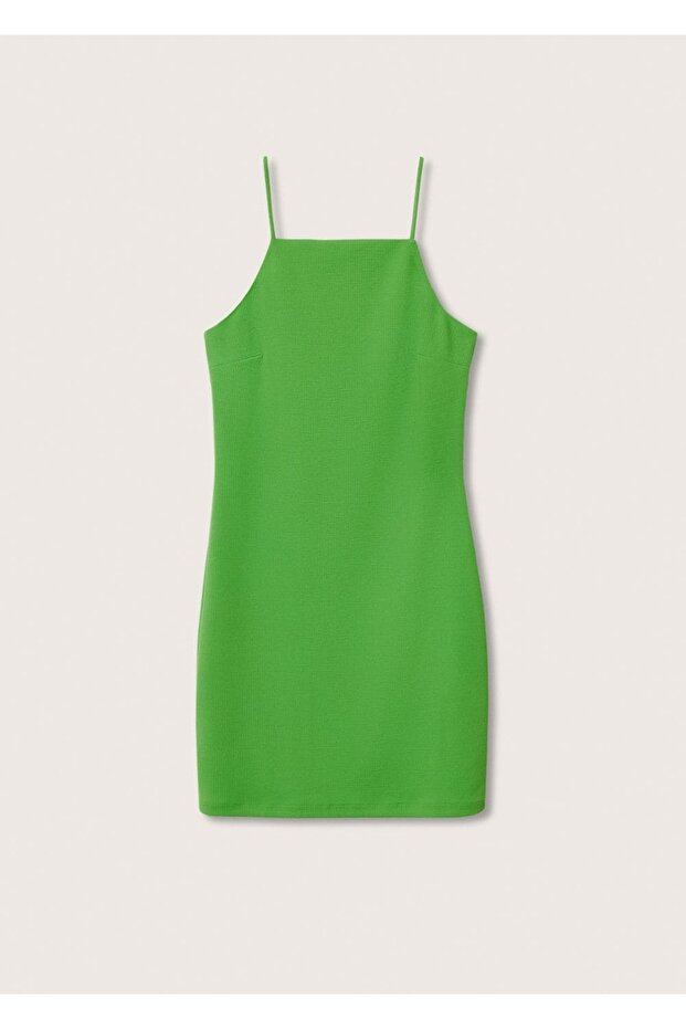 Tailored Lastik Örgü Elbise - 3