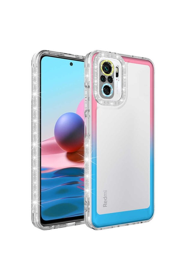 Xiaomi Poco M5s Case Silvery And Color Transition Design Lens Protected Parking Cover