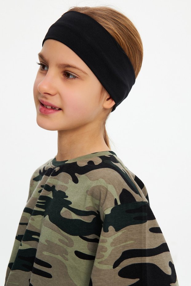 Girl's Cotton Combed, Anti-Slip, Anti-Sweat, Ultra Light, Flexible Hair Band Bandana
