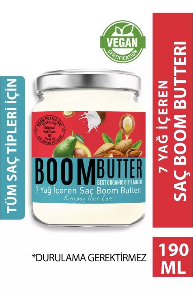 Boom Butter Hair Care Oil 190 Ml