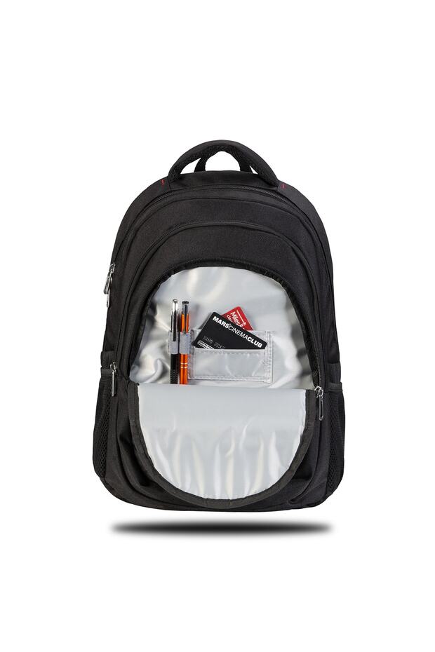 BP-L100 Milano Serisi " WTXpro Su Geçirmez Kumaş 15,6" Notebook, Laptop Sırt Çantası - Siyah - 3