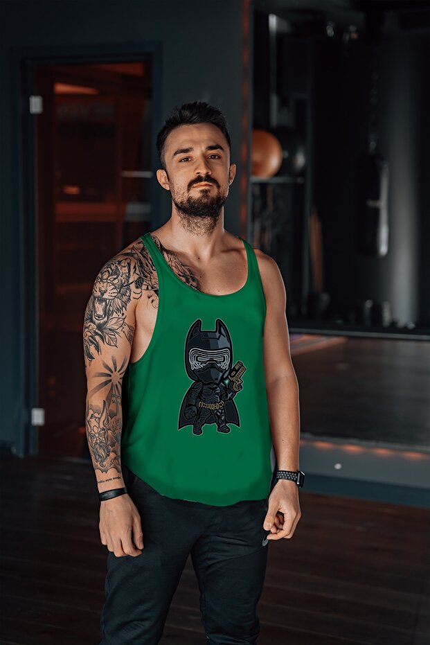 Batman Dark Gym Fitness Tank Top Athlete