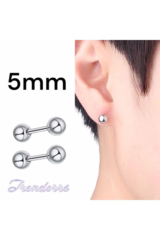 Unisex Hypoallergenic Gothic Punk Stainless Steel Earrings