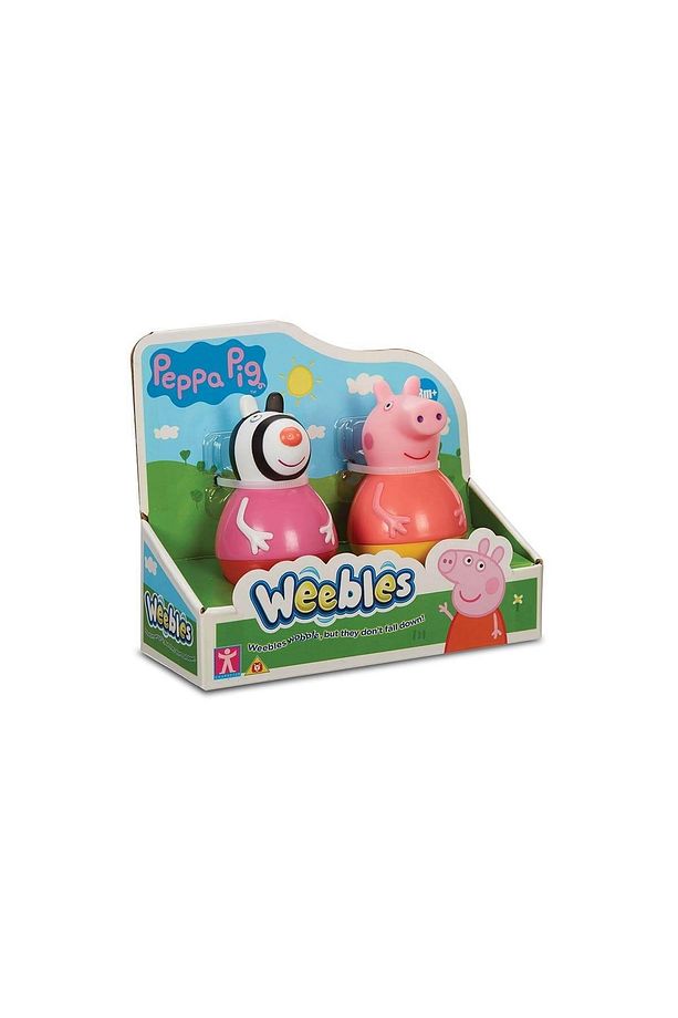 Weebles Peppa Pig 2li Paket We000000 - Peppa Pig + Zoe Zebra - 2