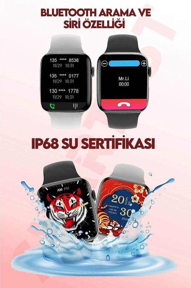 Watch 7 Dt Max Premium Smartwatch 2023 Yeni Akıllı Saat Çift Kordon Gps Bluetooth Arama Android Ios - 4