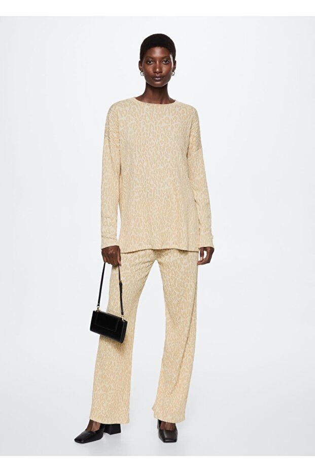 Baskılı Dokuma Tişört - 2