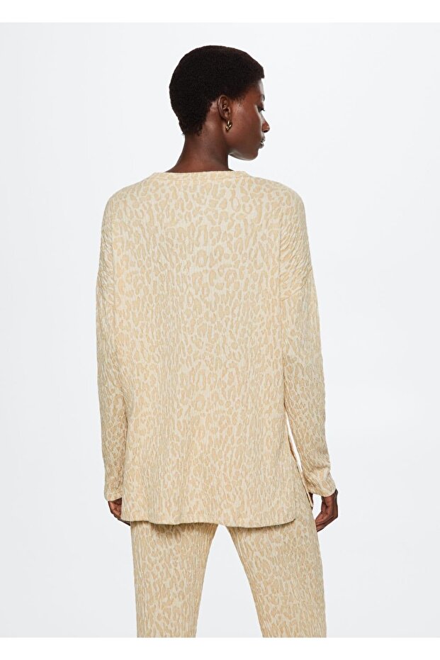 Baskılı Dokuma Tişört - 4