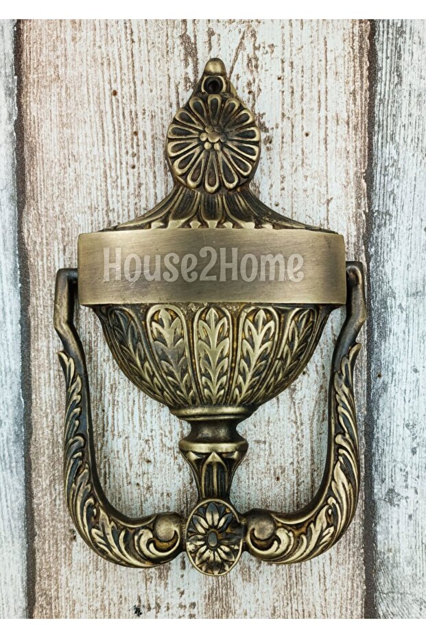 Brass Door Knob, Plug and Plug, Antique Yellow