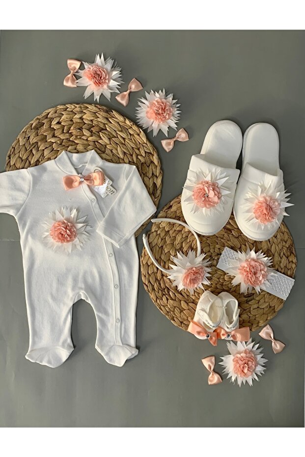 Newborn Baby Gift Maternity Jumpsuit Set with Slippers