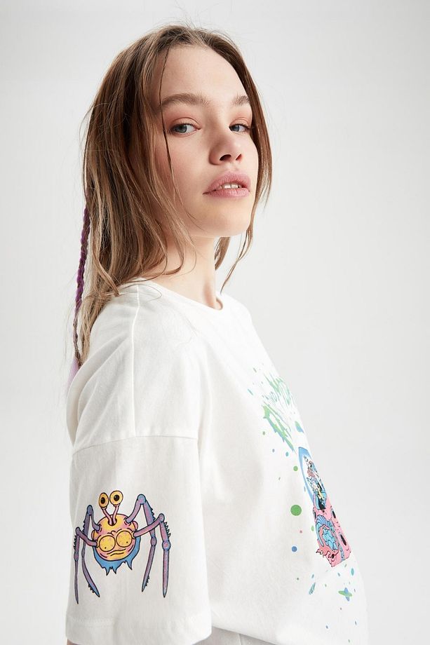 Coool Rick And Morty Regular Fit Bisiklet Yaka Kısa Kollu %100 Pamuk Tişört - 8