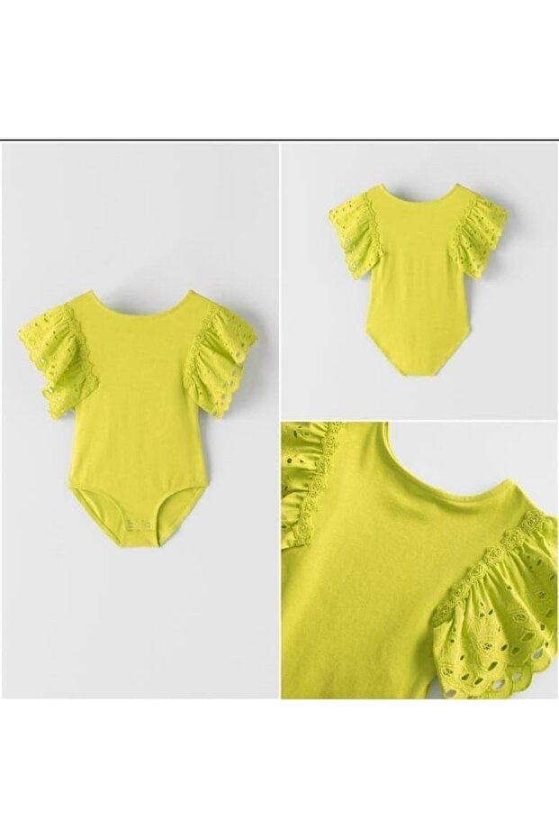 Дантелено детско боди - 1