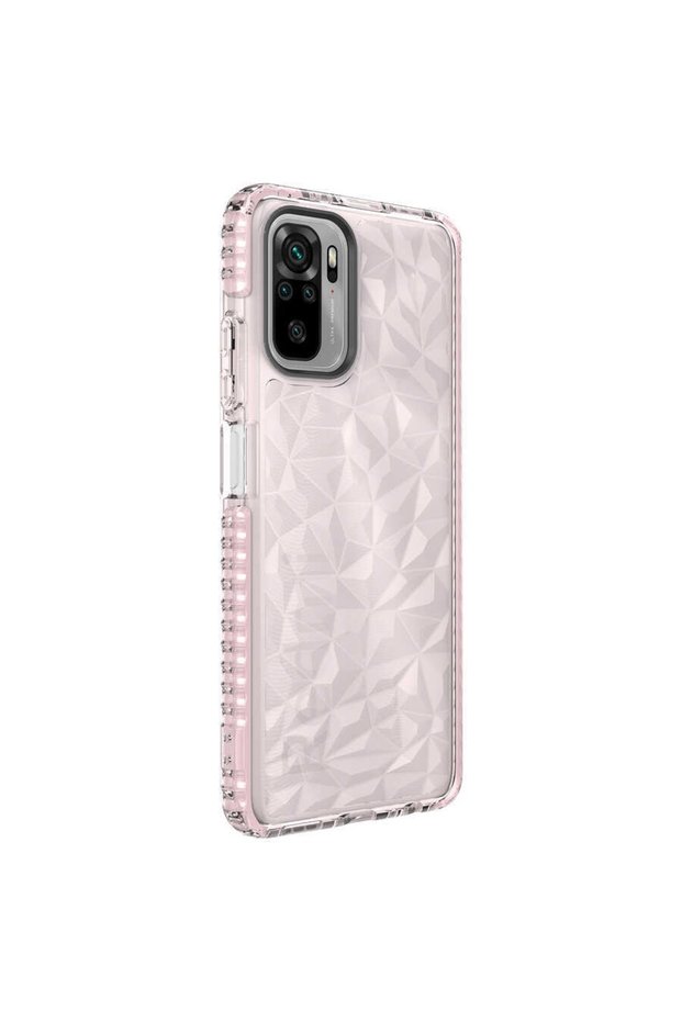 Xiaomi Redmi Note 10 Case Colorful Soft Silicone Buzz Cover with Pramid Design