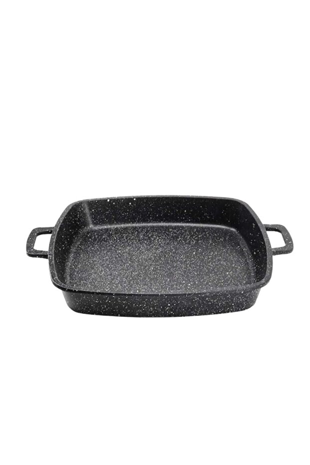 Eda Zk-951 Çift Kulplu 36 Cm Döküm Kare Çat Çok Amaçlı Fırın Tepsisi - 2