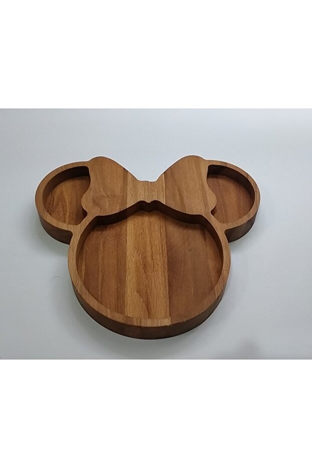 Ahşap Sunum Tabağı Mickey Mouse - 1