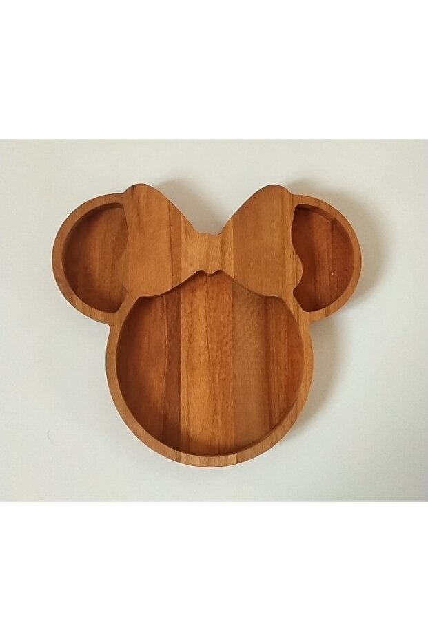 Ahşap Sunum Tabağı Mickey Mouse - 4