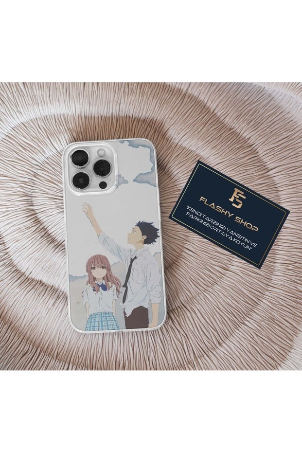 Oppo Reno 5 Lite Compatible Transparent Case with Silent Voice Design