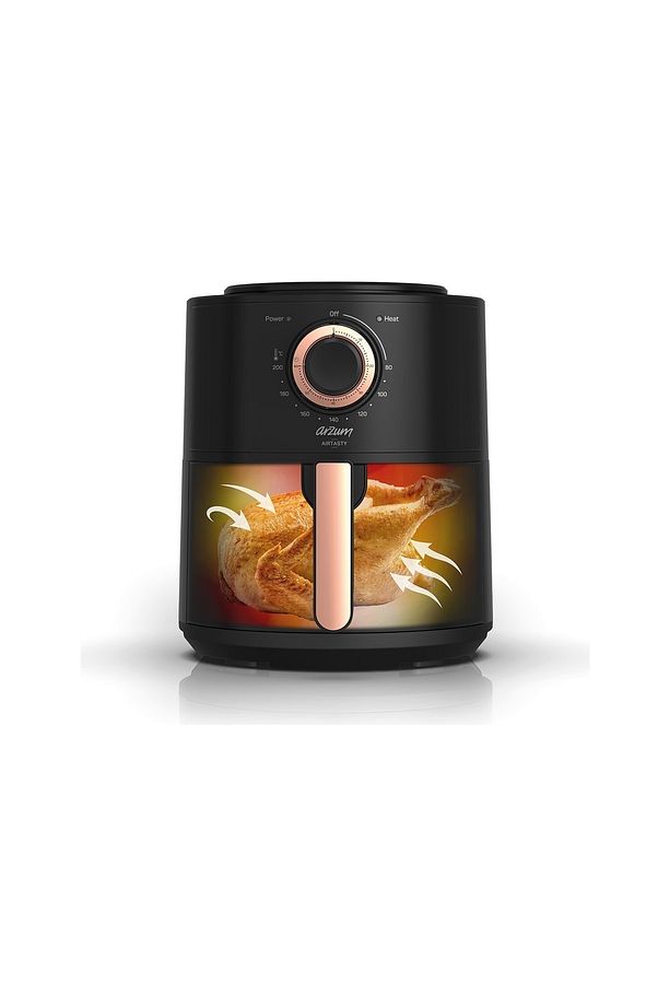 Airtasty Airfryer Sıcak Hava Fritözü - Bakır , 4l Kapasite ,çıkarılabilir Hazne 1350 W - 1