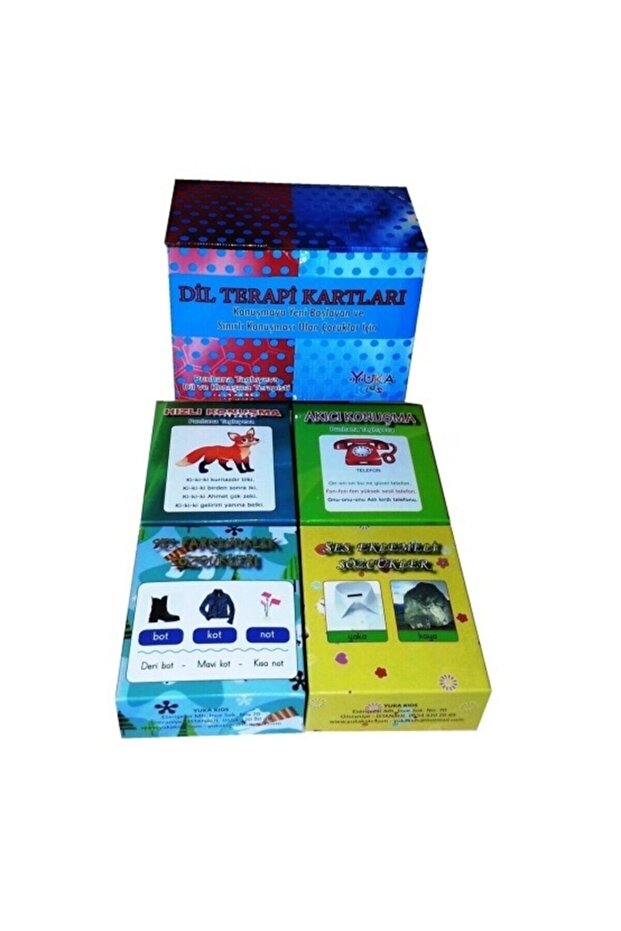 Language Therapy Cards (Language and Speech Capability) Special Training Yukakids